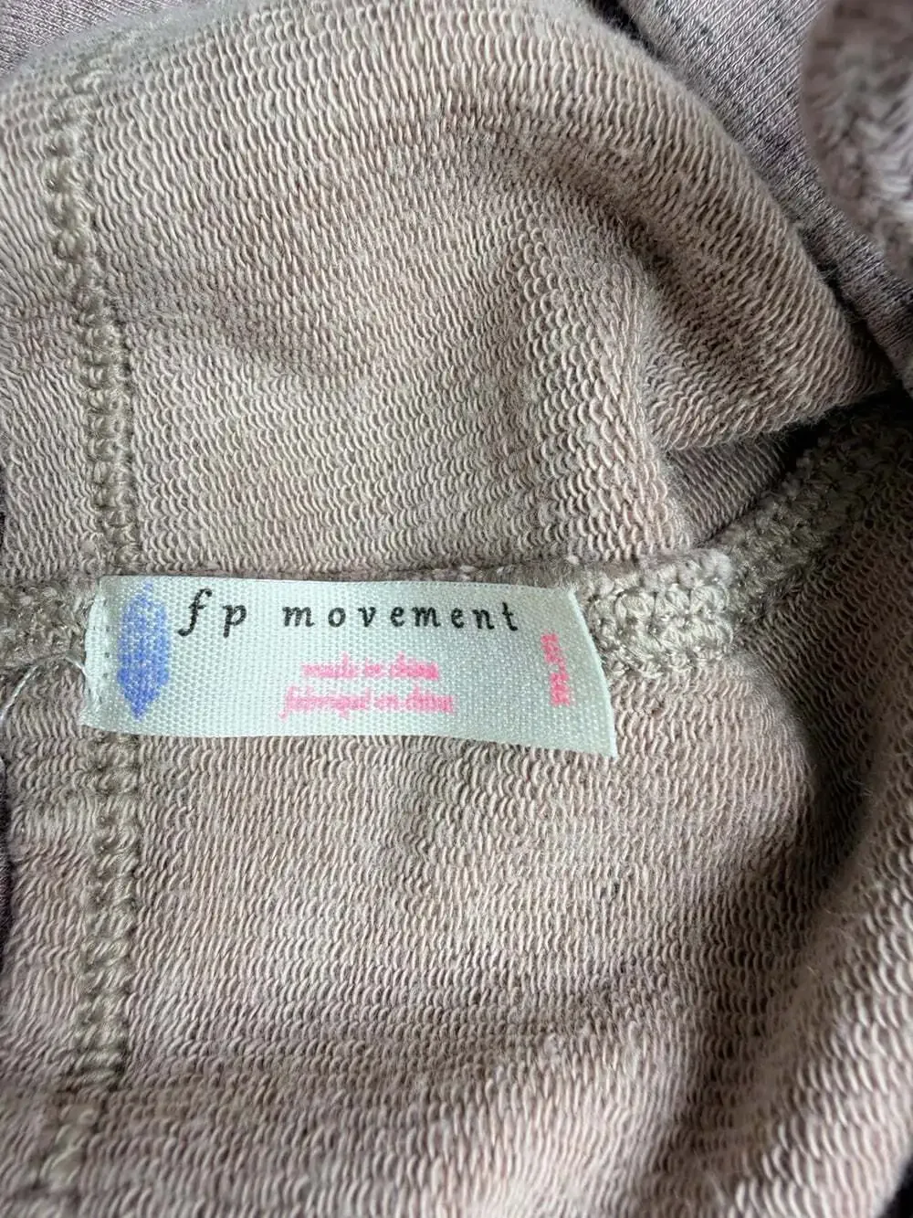 Free People FP Movement Women’s Medium Mauve Moto Jogger Leggings Patchwork